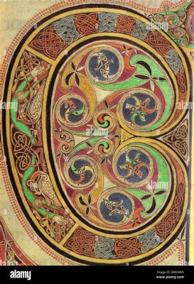   The Lindisfarne Gospels: Un Sueño Anglo Sajón de Oro y Tinta Violeta!